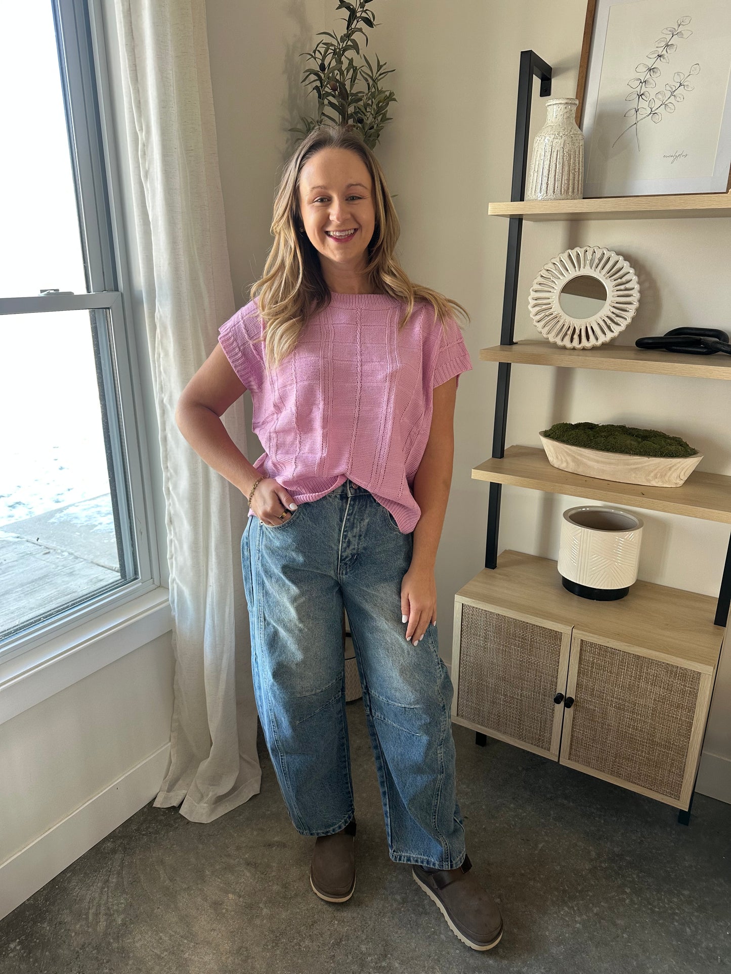 Liliac Breeze Knit Top