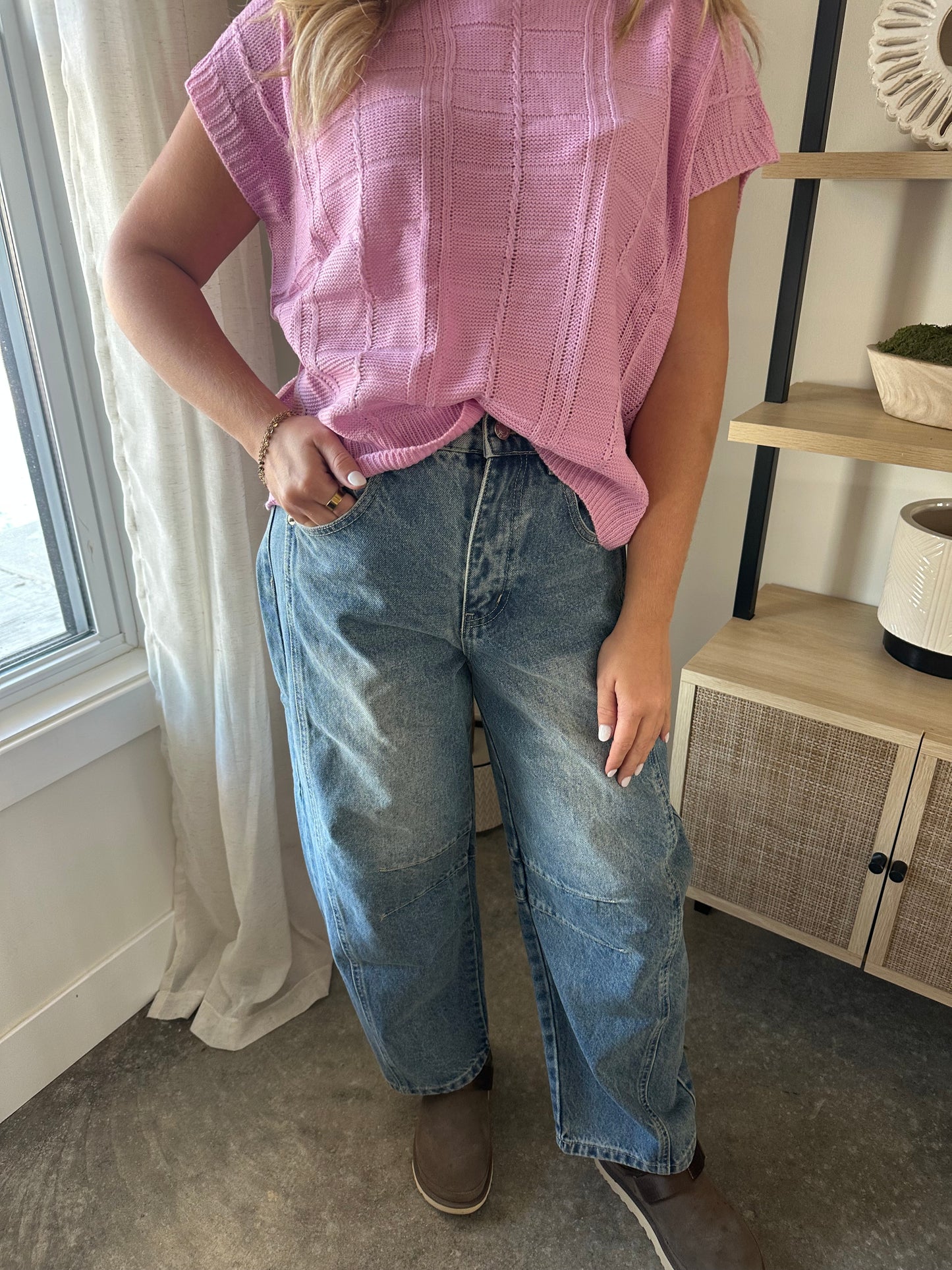 Liliac Breeze Knit Top