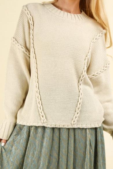 Chunky Oatmeal Sweater