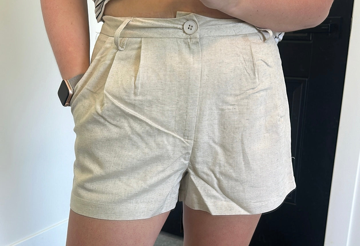 Pleasantly Pleated Shorts