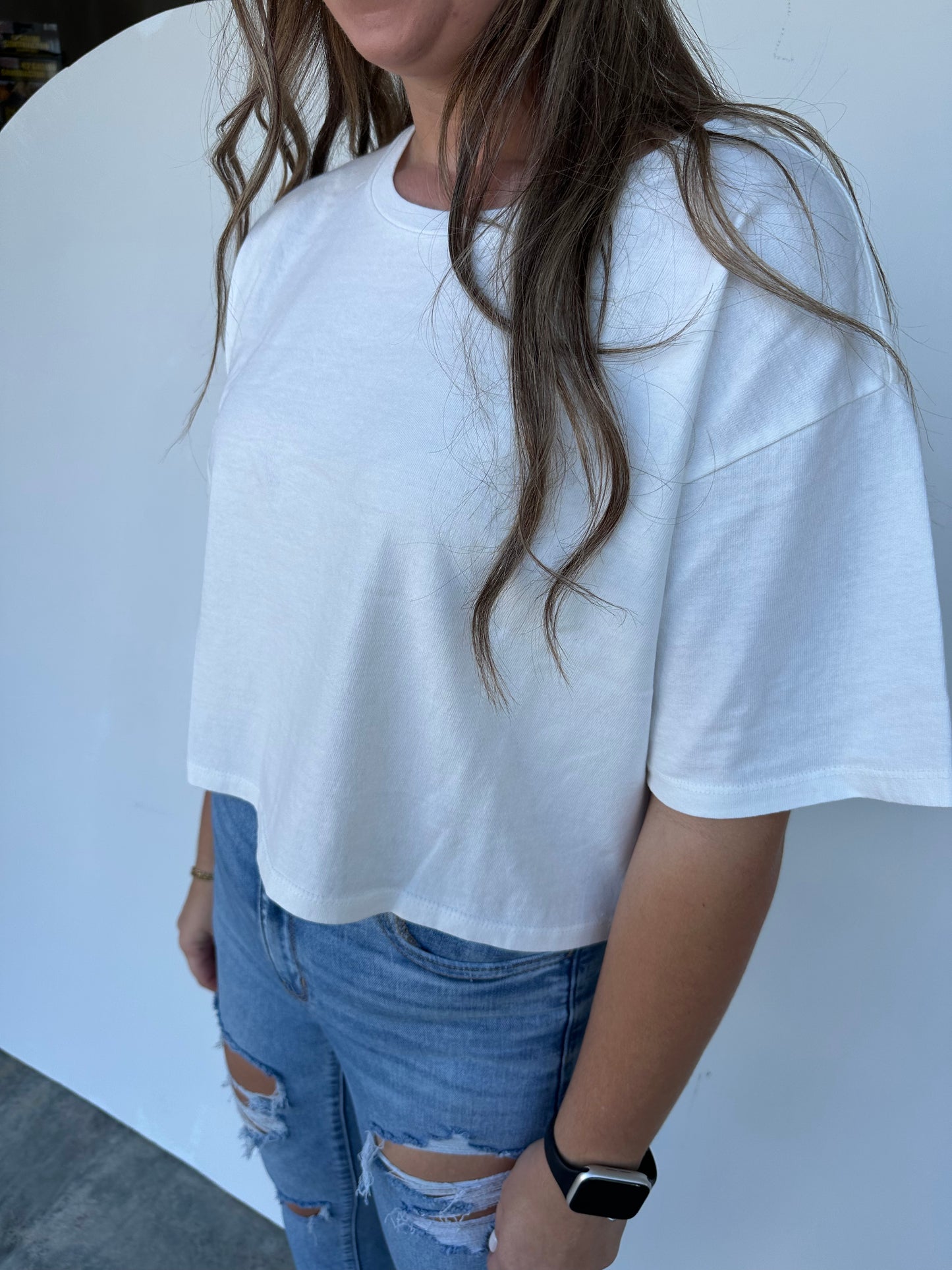 Casual Cropped Tee