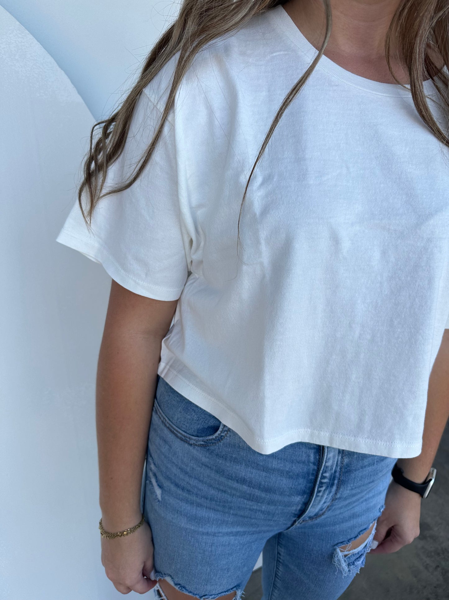 Casual Cropped Tee